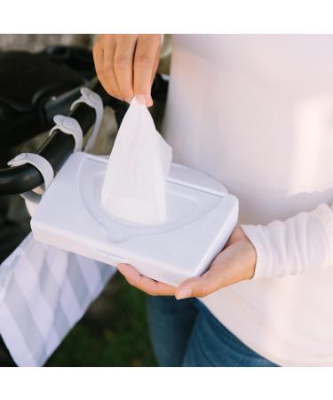 Ubbi Portable Baby Wipes Dispenser - Must-Have Travel Accessory for Newborns - Reusable, White - Buy Online on GoSupps.com