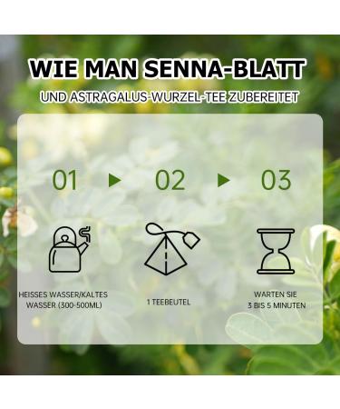 Sennes Leaves & Astragalus Tea - Detox Weight Loss Immunity Boost | 20 Tea Bags - Buy Online on GoSupps.com