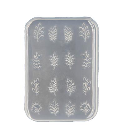 QHHVAIT 3D Nail Art Mold with Variety of Patterns Template Carving Sticker Stencil Tools Moulds for Nail Enthusiasts and Salons Type 11