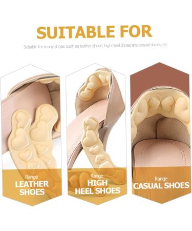 High Heels Heel Stickers - 4 Pairs Boot Protector Cushions & Replaceable Heel Pads for Women | Size 10x2.7cm | Durable Polyurethane - Buy Online on GoSupps.com