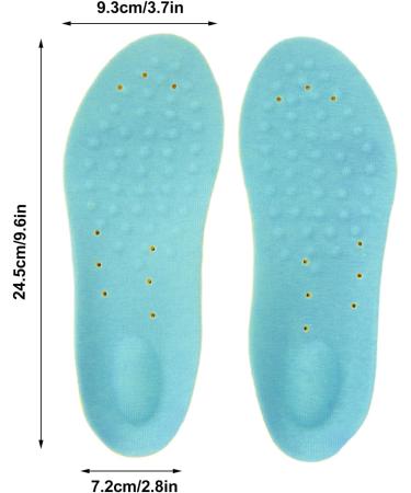 Breathable Antislip Anti-Fatigue Boot Insoles with Arch Support - Comfortable Soft Fit for Size 11-13 | International Shipping - Buy Online on GoSupps.com