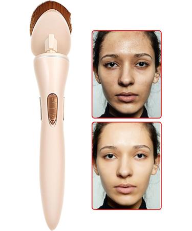 Vibrating Makeup Brush 360 Degree Rotating Electric Blending Brush for Makeup Makeup Brush for Blending Liquid Powder for Women Wife Friend for Blending Electric Foundation Brush (Battery Type) - Buy Online on GoSupps.com