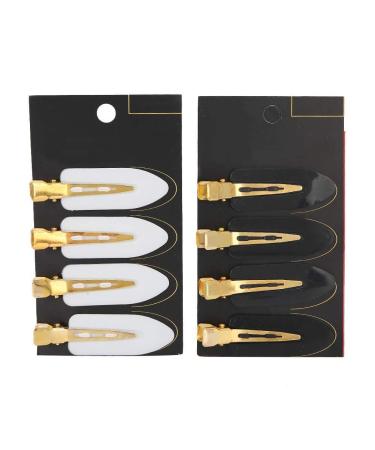 12 Seamless Hair Clip Ponytail Clips - No Wrinkle No Bend Styling - Perfect for Makeup & Hair Styling in 2 Colors - Buy Online on GoSupps.com