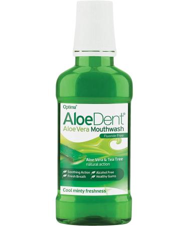 Aloe Dent Aloe Vera Mouthwash 250ml - Pack of 2 | Best International Shipping & Natural Oral Care - Buy Online on GoSupps.com