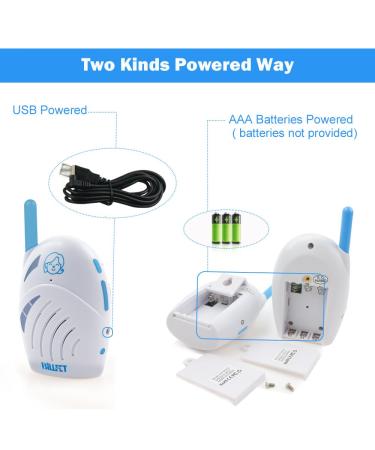 Portable Audio Baby Monitor with Intercom and Two-Way Walkie-Talkie Function | USB Charging - Buy Online on GoSupps.com