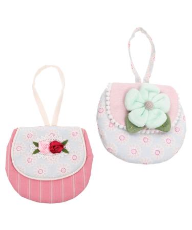 Healifty Tampon Portable Rose Bag Sanitary Organizers Fabric for Travel Floral Women Girls Pouches Ladies Pouch Organizer Holder Menstrual Bags S Bag: and Pad Storage Tampons Napkins