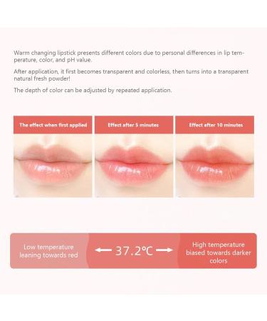 2 Pack Magic Color Changing Crystal Flower Jelly Lipstick - Long Lasting Nourishing & Moisturizing Lip Gloss - Buy Online on GoSupps.com