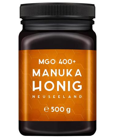 Melpura Manuka Honig MGO 400+ 500G from New Zealand with certified natural methylglyoxal content-laboratory testing verified origin fair trade directly from the producer