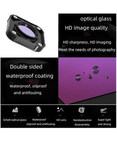 QKOO Underwater Diving Filter for GoPro Hero 11/10/9 Black - Red/Pink/Magenta | Easy Replacement Lens - Buy Online on GoSupps.com