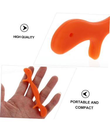 Angoily Facial Smile Maker Arm Sleeves - Face Trainer & Slim Mouth Exerciser | Enhance Your Smile & Beauty - 11.5X2.5cm Orange - Buy Online on GoSupps.com