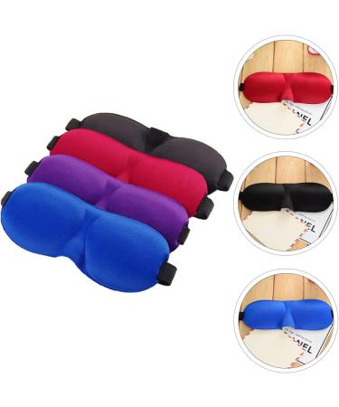 Healifty 4pcs Blackout Sleep Masks - Adjustable Eye Covers for Adults & Kids | Light Blocking Blindfolds for Better Sleep - Buy Online on GoSupps.com