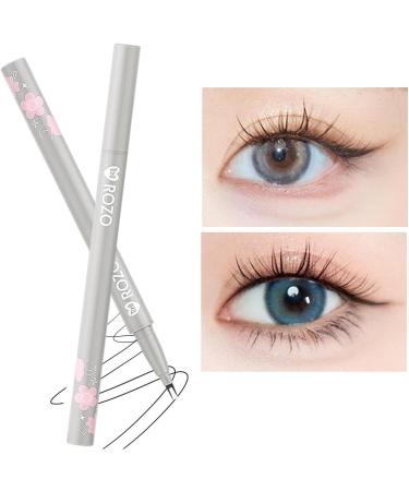 Double Tip Lower Eyelash | Liquid Eye Liner | Waterproof Eyeliner Liquid Liner With Ultra-Fine Tip For Natural Looking Eyelashes Fulenyi X602# Cool Brown - Buy Online on GoSupps.com