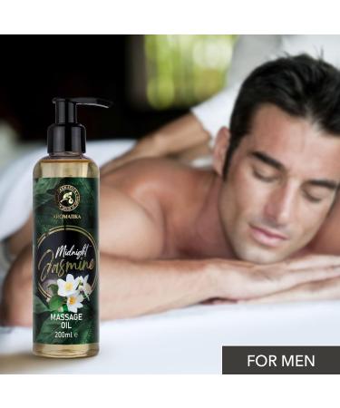 Jasmine Massage Oil 200ml | Nourishing Body Oil with Almond & Grape Seed | Relaxation & Wellness - Buy Online on GoSupps.com