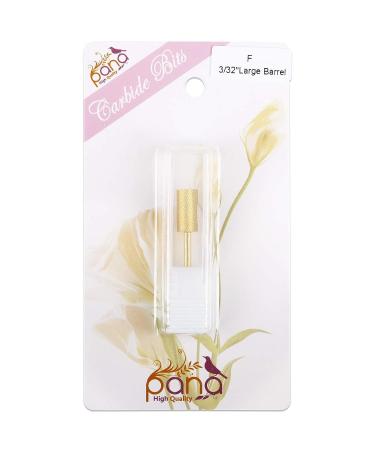 PANA 3/32 Shank Large Barrel Gold Carbide Fine Grit Nail Drill Bit - Buy Online on GoSupps.com