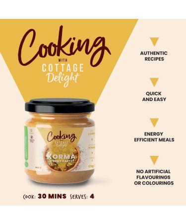 Cottage Delight - Korma Curry Paste 175g - Buy Online on GoSupps.com
