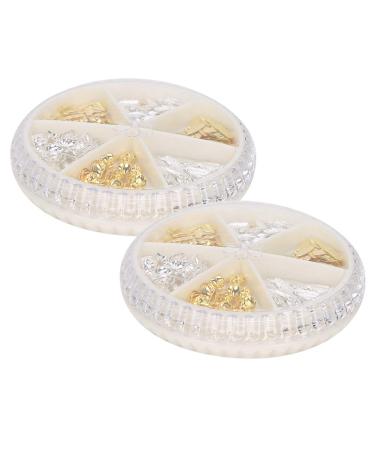 Nail Art Decoration Dekaim Nail Ornaments Metal Nail Decoration for Nail Art(XS)
