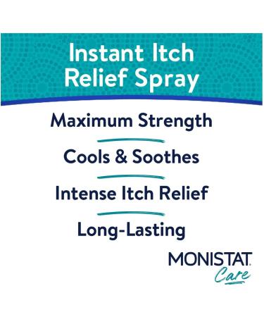 Monistat Care Maximum Strength Instant Itch Relief Spray 2 oz - Buy Online on GoSupps.com