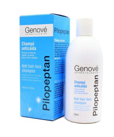 Genov Pilopeptan Shampoo 250ml - Hair Loss Treatment, Strengthening & Brightening - Promotes Healthy Hair Growth - Buy Online on GoSupps.com