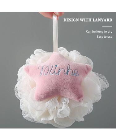 Large Cartoon Bath Puff Sponge - 2PCS Nonslip Loofah Pouf for Cute Shower & Bathing - Buy Online on GoSupps.com