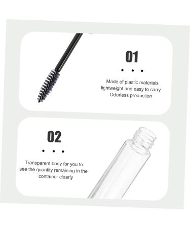 Mipcase 32pcs Mascara Empty Tube Refillable Mascara Tube Refillable Eyelash Tube Earth Tones Lip Gloss - Buy Online on GoSupps.com