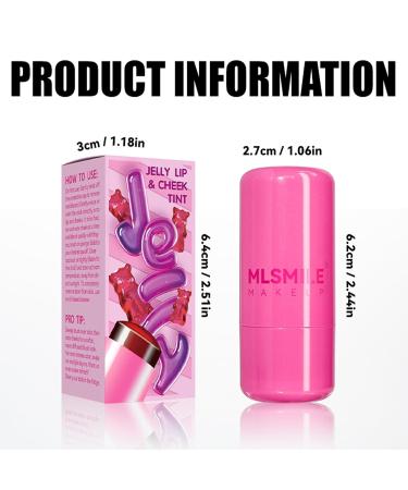 Multi-Use Jelly Tint & Blush Stick - Shocking Pink | Sheer Cheek & Lip Stain | Cooling Water Gloss for 1 000+ Swipes - International Shipping - Buy Online on GoSupps.com
