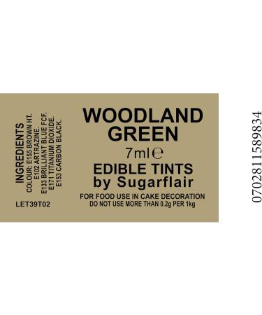 Sugarflair Blosom Tint Edible Dusting Powder - Woodland Green - Buy Online on GoSupps.com
