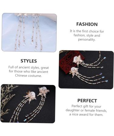 Angoily 3 Pairs Butterfly Tassel Hair Clip Minimalist Hair Barrettes Womens Accessories Japandi Decor Metal Tree Branch Clips Hanfu Headdress Hanfu Hair China Alloy Chinese Style Child - Buy Online on GoSupps.com