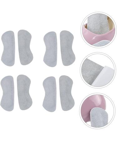 FRCOLOR 4 Pairs Suede Shoe Grips & Heel Pads for Women - Adhesive Inserts for Kitten Heels & Dressy Shoes - Cushion Comfort for Boots - Grey 10.7x3.5cm - Buy Online on GoSupps.com