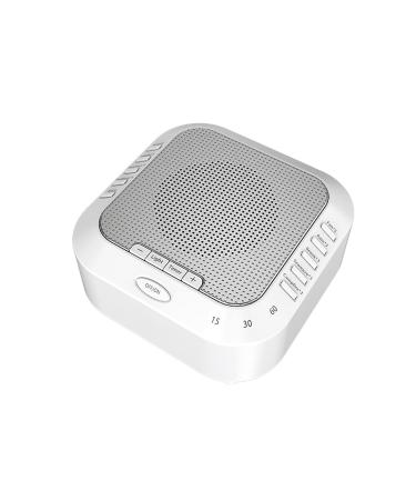 White Noise Machine 36 Soothing Sounds 3 Timer Memory Function Portable Sleep Timer and Night Light Dual Power Supply Mode Rechargeable