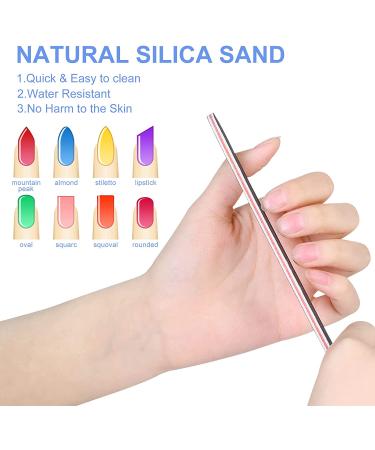 15pcs Professional Nail File Set | 100/180 Grit Double Sided Washable Files | Teuki Fingernail Emery Boards - Buy Online on GoSupps.com