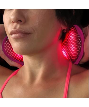 DNAVibe JazzBand Red & Near-Infrared Light Therapy Wrap | Made in USA | Muscle & Joint Pain Relief | Wearable Pad for Knee, Neck, Shoulder, Wrist, Spine, Back, Elbow, Foot | Magenta - Buy Online on GoSupps.com
