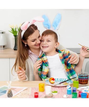 PNPGDYK 2 Pieces Bunny Ears Headband Plush Costume Rabbit Hairband Christmas Cosplay Party Hair Styling Costume Dress Up for Women Girls - Buy Online on GoSupps.com