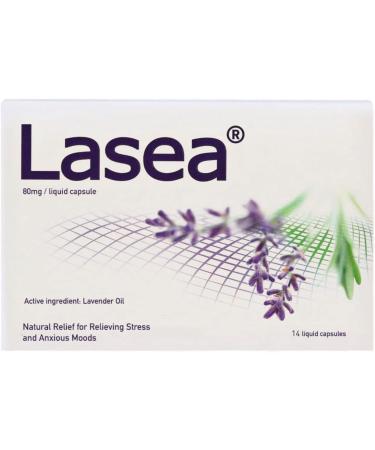 Lasea Liquid Capsules 14ct - Silexan Lavender for Anxiety Relief - Buy Online on GoSupps.com