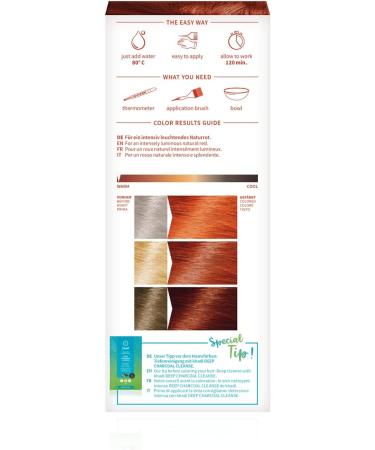 Khadi Pure Henna Hair Colour - Exciting Orange Red to Intense Flame Red Natural Hair Dye 100g (Vegan & Natural) - Buy Online on GoSupps.com