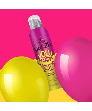 Got2b Volumaniac Hair Mousse 8 oz - Max Volume Styling Solution - Buy Online on GoSupps.com