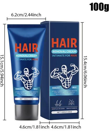 Hair Removal Cream | Non-Greasy Personal Care Products Hair Removal Cream for Men Unwanted Hair | For Arms Underarms Bikini Area Back Shoulders Chest Vacation Swimming Gym Athletics - Buy Online on GoSupps.com