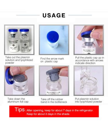 EGF Skin Rejuvenation Serum & Growth Factor Powder Kit | Moisturizing, Anti-Wrinkle & Pigmentation Treatment | Acne Scar Repair Facial Serum - Buy Online on GoSupps.com