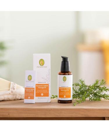 Primavera Organic Muscle & Joint Massage Oil 3 x 50 ml | Vegan Aromatherapy Essential Oils for Pain Relief & Mobility - Buy Online on GoSupps.com