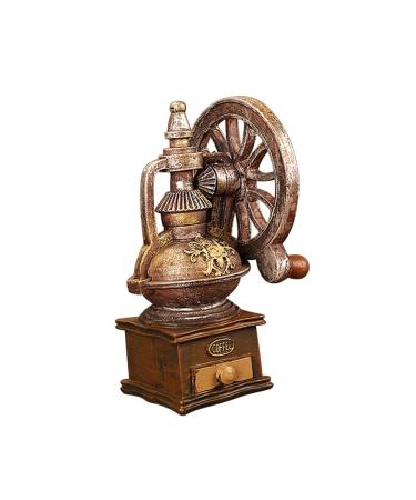 Cabilock Desktop Bookcase 1pc Model Style Home Yellow Resin Coffee Photo Props Vintage Bar Miniature Figurine Maker Shop for