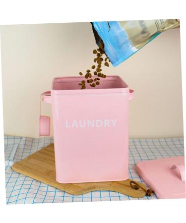 BUGUUYO 1pc Washing Storage Bucket Laundry Bin Food Canister Bin Storage Rice Bucket Iron - Buy Online on GoSupps.com