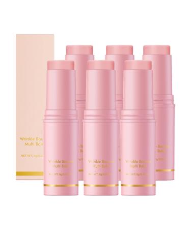 QPJUVC Collagen Wand Stick All-in-one multi-functional balm for face lips eyes and neck convenient travel moisturizer that hydrates and soothes skin (6)