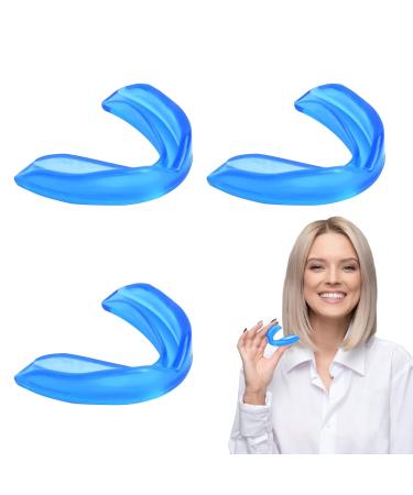 WUERKIYA Mouth Guard for Teeth Grinding 3PCS Reusable Teeth Grinding Guard and Improve Sleep Quality Mouth Guard for Grinding Teeth and Clenching Anti Grinding Teeth