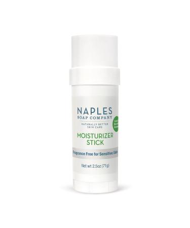Naples Soap Company Fragrance Free Hydrating Noncomedogenic Body Moisturizer Stick – Safe for Eczema Psoriasis All Skin Types 2.5oz