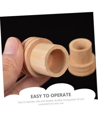 Magiclulu 20 pcs Moxa Fire Extinguisher - Essential Wood Moxa Accessories & Caps for Safe Moxa Rolling - Buy Online on GoSupps.com