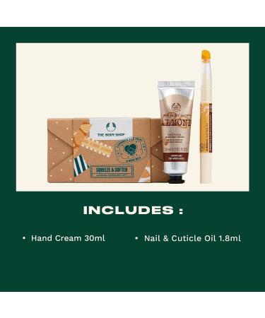 The Body Shop Almond Hand Care Gift Set - Nourishing Vegan Formula for Dry Hands & Nails (2 Items) - Buy Online on GoSupps.com
