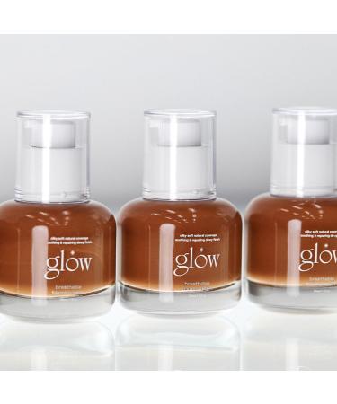 Glow Breathable Blemish Balm #Brown | Cruelty-Free Fragrance-Free Gluten-Free BB Cream - Lightweight & Hydrating Skincare (1 Fl Oz - Buy Online on GoSupps.com