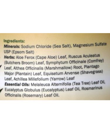 Healthy Skin Herbal Bath Salts - Moisturizing & Soothing with Aloe & Tea Tree Oil | 18 oz - International Shipping Available - Buy Online on GoSupps.com