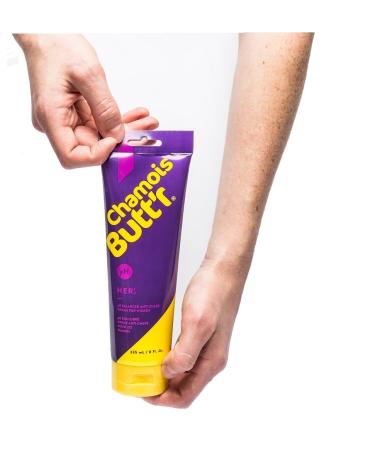 Chamois Butt'r Her' Anti-Chafe Cream - 8oz Tube | Soothing Relief for Women Cyclists - Buy Online on GoSupps.com