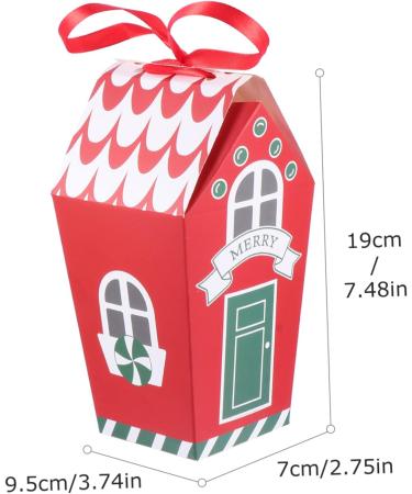 ifundom 20 Pcs Nougat Chocolate Christmas Sto Christmas Candy Bags Container Dessert Food 19.5x9.5x7cmx2pcs Redx2pcs - Buy Online on GoSupps.com