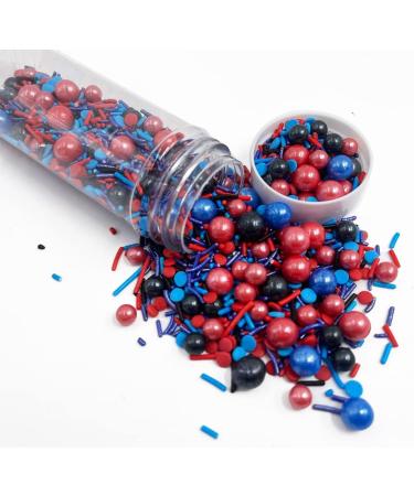 Spiderman Sprinkles for Cake Decorating Edible 120g/4.2oz Cake Decorations Fancy for Cupcake Decorations Ice Cream Toppings Edible Cake Cupcake Decorating Jimmies Nonpareils Sugar Pearl Sprinkles - Buy Online on GoSupps.com